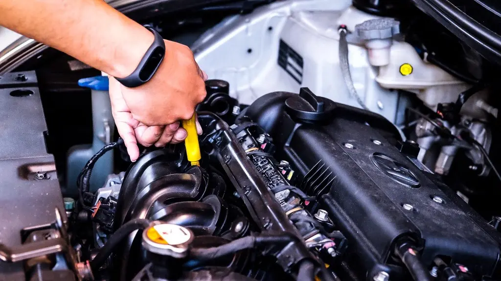 Mechanic running vehicle diagnostics on a car at MVM Garage Bridlington